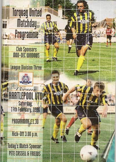 Torquay United FC v Hartlepool United